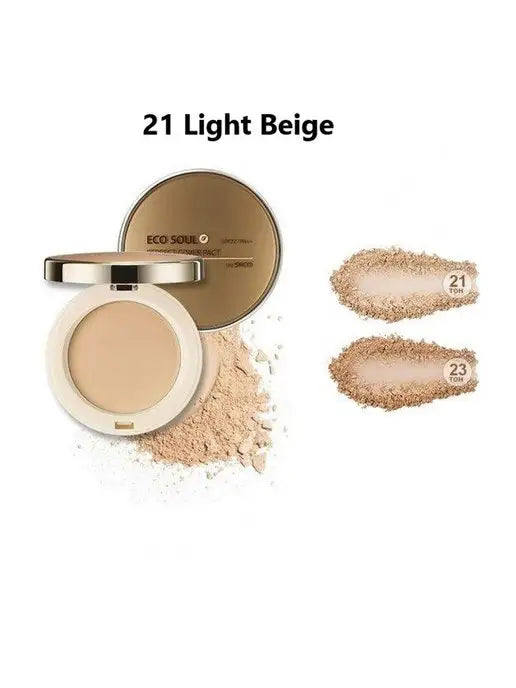 THE SAEM: ECO SOUL PERFECT COVER PACT - 21. LIGHT BEIGE