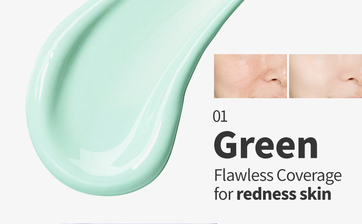 SK THE SAEM: MAKE UP BASE 01. GREEN