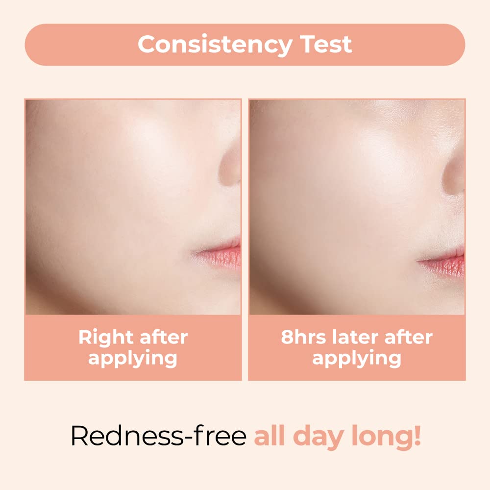 numbuzin No.2 Goodbye Redness Derma Tone Up | Color Corrector, Green to Beige, Derma Ingredients, Tea Tree Leaf | 1.69 fl oz