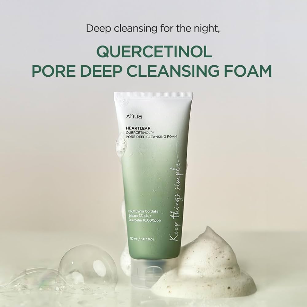Anua - Heartleaf Quercetinol Pore Deep Cleansing Foam