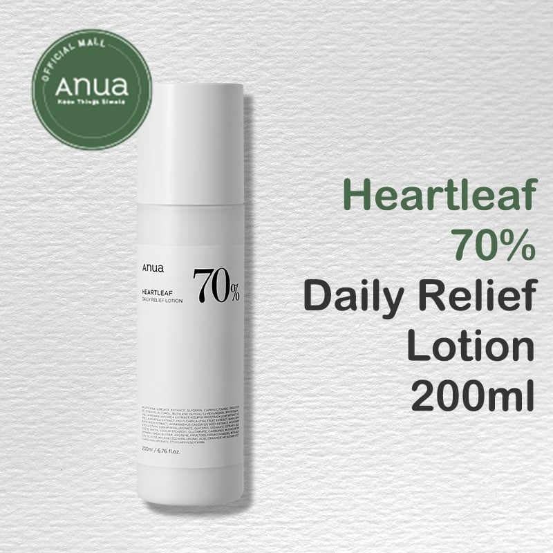 ANUA HEARTLEAF 70% DAILY LOTION, 200ml