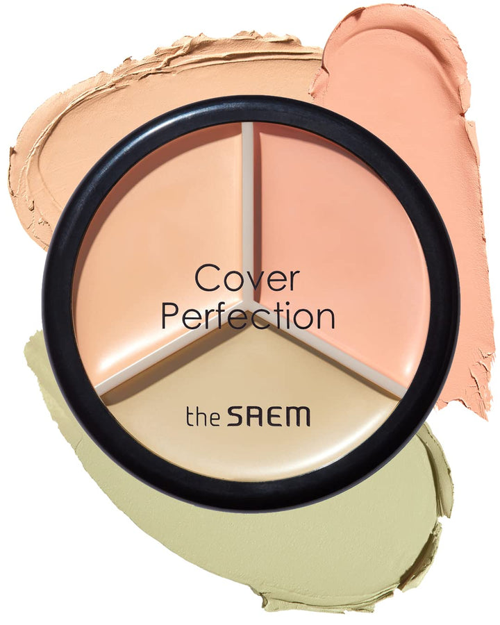 THE SAEM: COVER PERFECTION POT CONCEALER - 3.CORRECT UP BEIGE