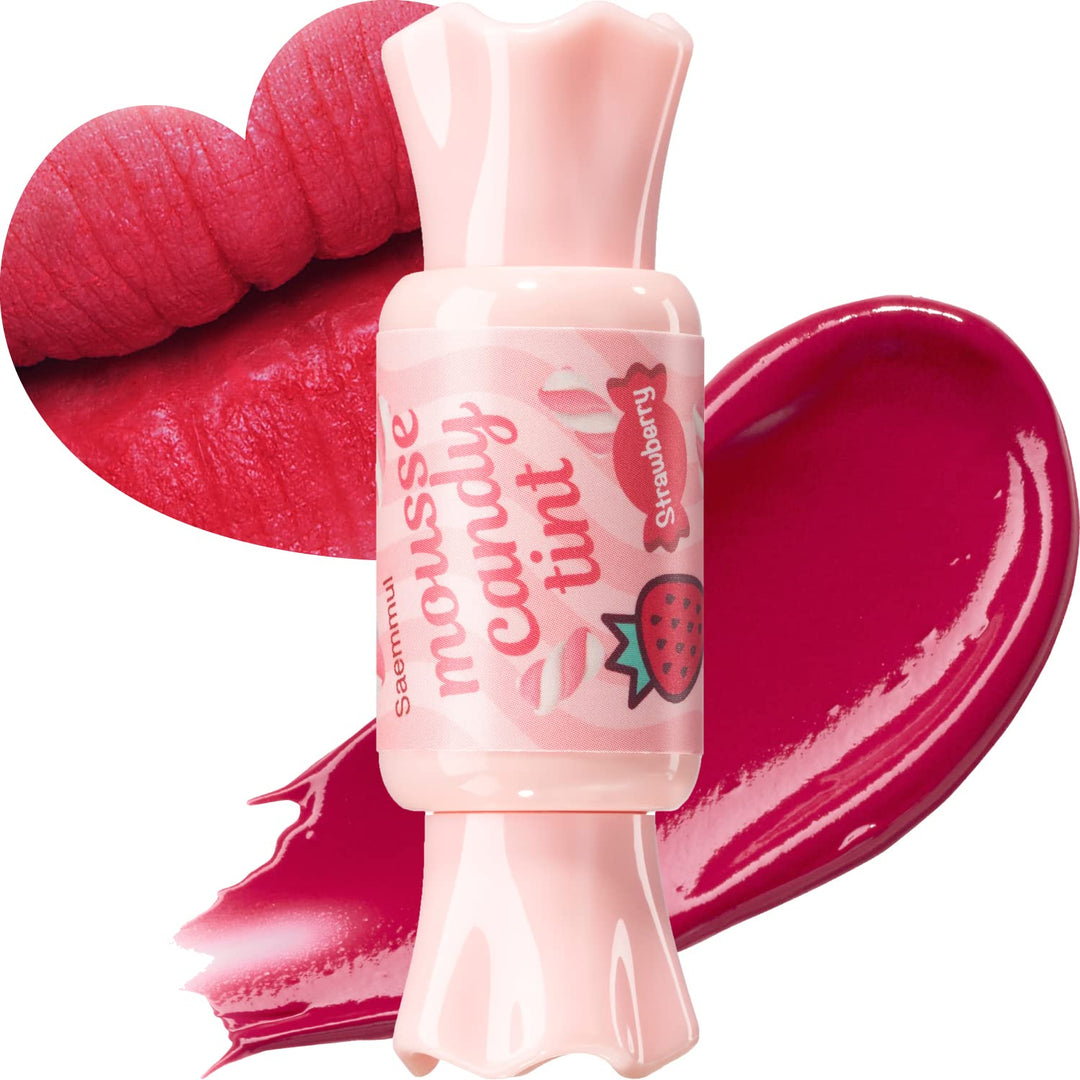 THE SAEM:SAEMMUL MOUSSE CANDY TINT 02.STRAWBERRY