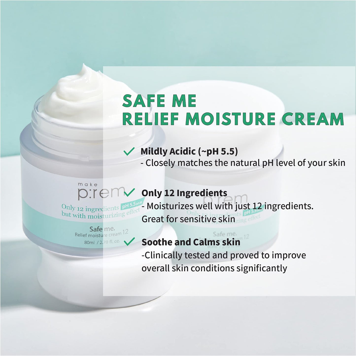 make p:rem - Safe Me. Relief Moisture Cream 12