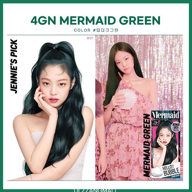 MISEENSCENE Hello Bubble Foam Color Dye 4GN Mermaid Green