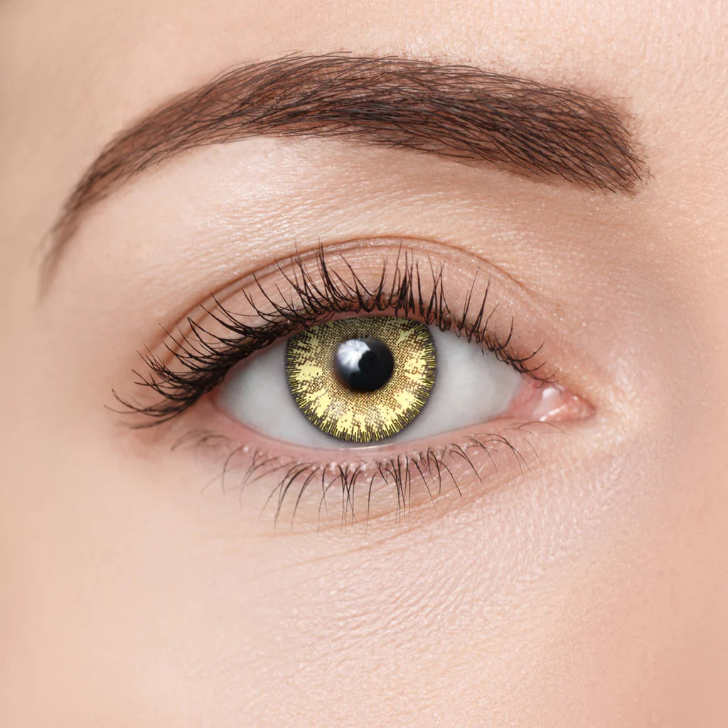 DONUT CONTACT LENS Brownish Hazel D11