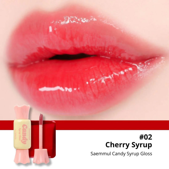 THE SAEM:SAEMMUL CANDY SYRUP GLOSS 02.CHERRY