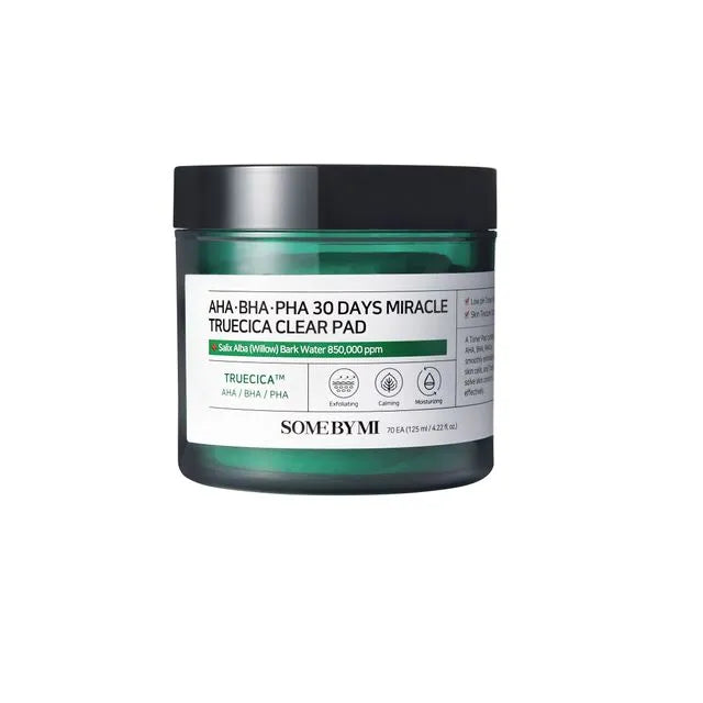 SOME BY MI - AHA, BHA, PHA 30 Days Miracle Truecica Clear Pad