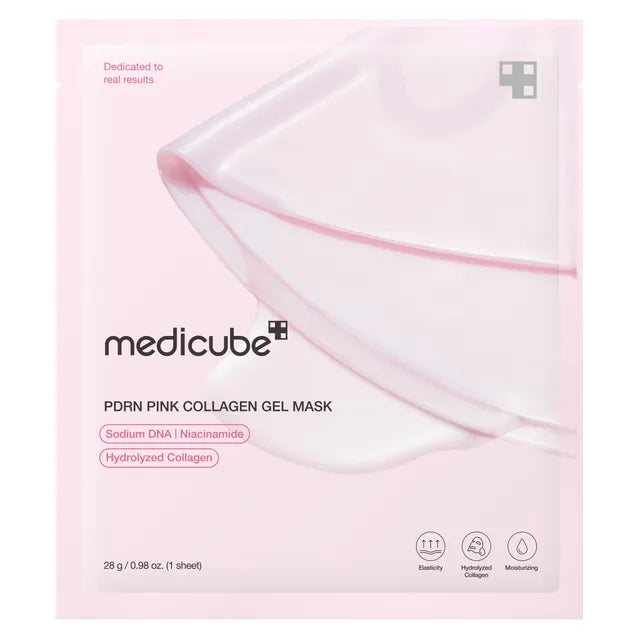 MEDICUBE PDRN PINK COLLAGEN GEL MASK _ 1 EA – KBEAUTYOUTLETUSA.COM