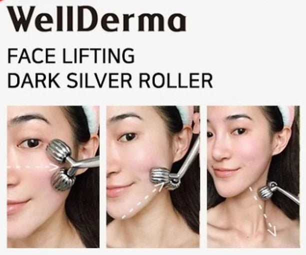 WellDerma - Face Lifting Dark Silver Roller