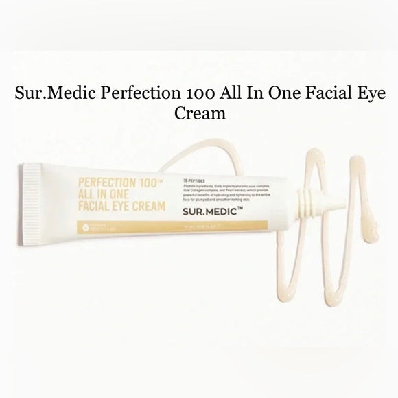 SUR.MEDIC+ PERFECTION 100 ALL IN ONE FACIAL EYE CREAM 1.18 OZ