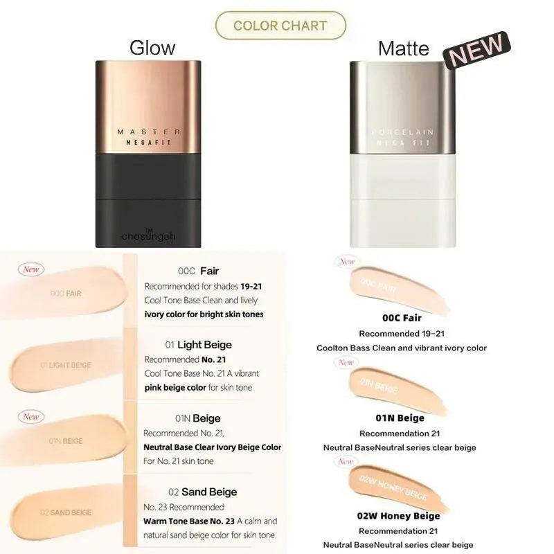Chosungah] Foundation Stick 02W HONEY BEIGE - MATT