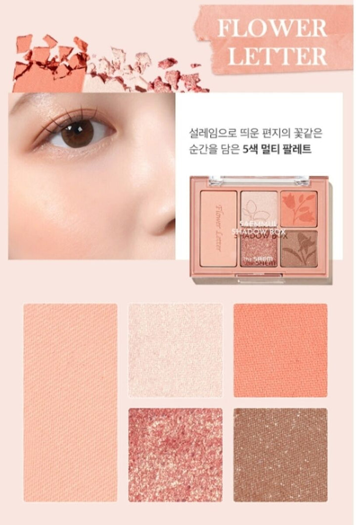 THE SAEM: SHADOW BOX 12. FLOWER LETTER