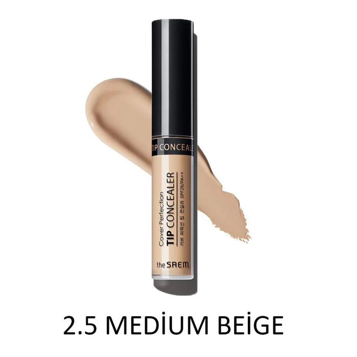 THE SAEM: COVER PERFECTION CONCEALER - 2.5.MEDIUM BEIGE