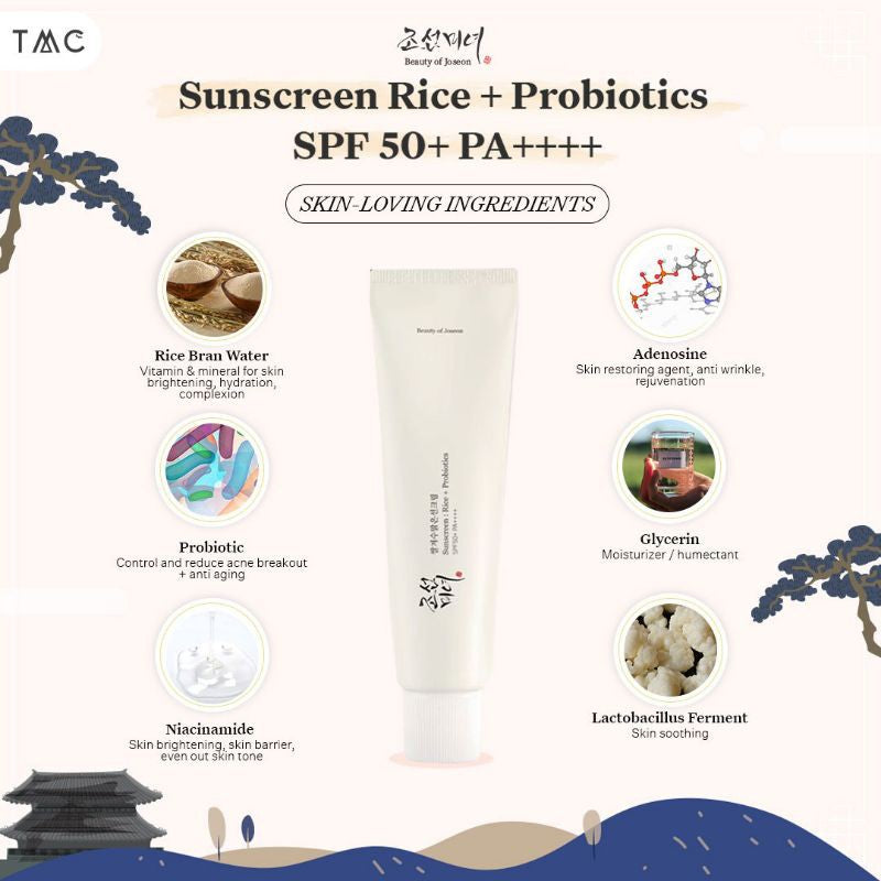 Beauty of Joseon Relief Sun : Rice + Probiotic SPF50+ PA++++ - 50ml