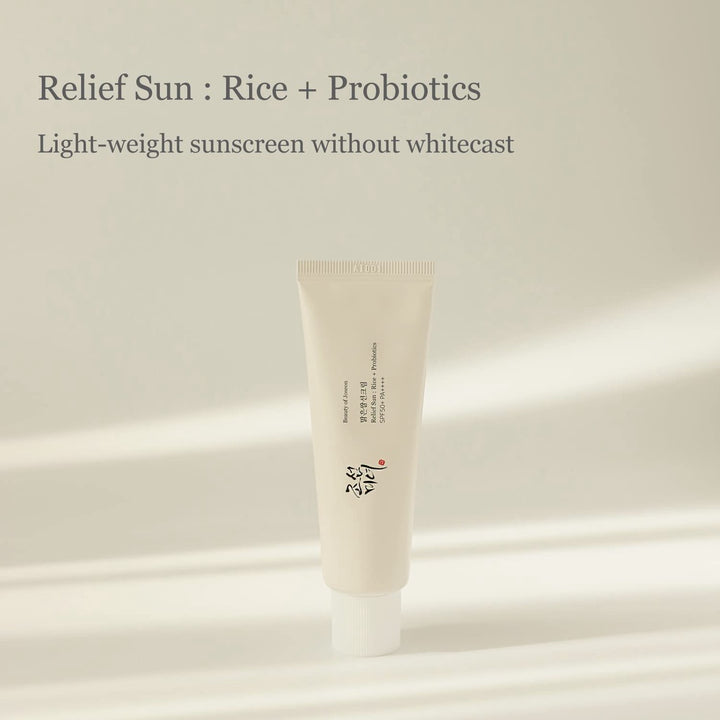 BEAUTY OF JOSEON - 릴리프 선 : 라이스 + 프로바이오틱 SPF50+ PA++++ - 50ml