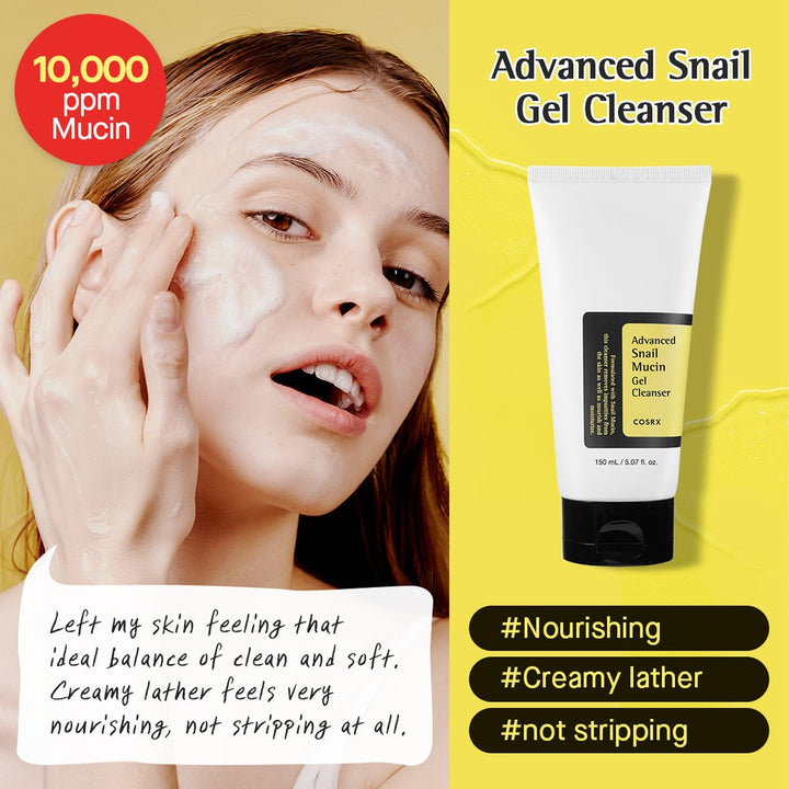 코스알엑스 어드밴스드 스네일 뮤신 파워 젤 클렌저 150ml