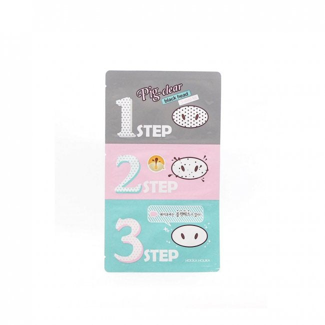 HOLIKA HOLIKA Pig Nose Clear Black Head 3-Step Kit x 5 sets