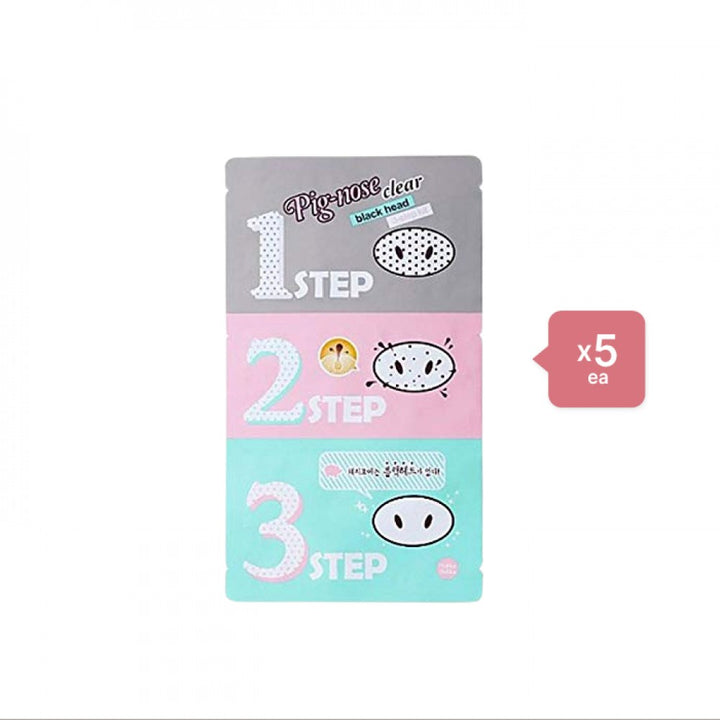 HOLIKA HOLIKA Pig Nose Clear Black Head 3-Step Kit x 5 sets