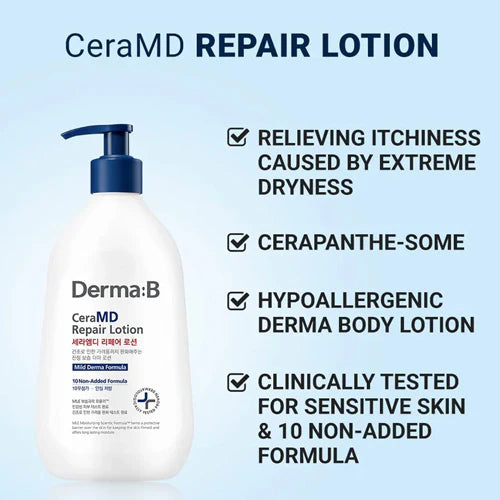 DERMA:B CeraMD Repair Lotion 400ml