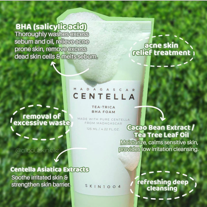 [SKIN1004] Madagascar Centella Tea-Trica BHA Foam 125ml