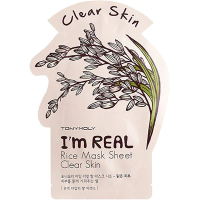 [Tonymoly] I`m REAL Rice Mask Sheet Clear Skin