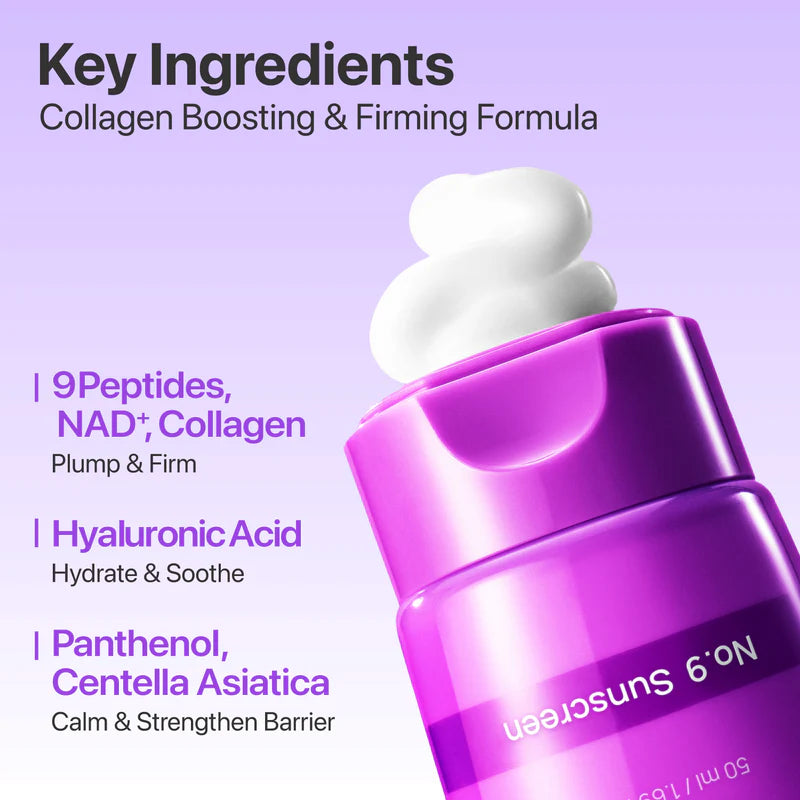 [Numbuzin] No.9 NAD+ BIO Super Defense Glow Sunscreen 50 ml