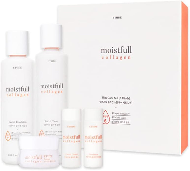 [Etude] Moistfull Collagen Intense Skin Care Set (2 Kinds)