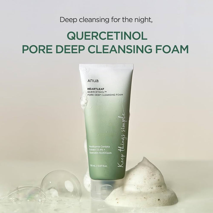 [Anua] Heartleaf Quercetinol Pore Deep Cleansing Foam 150mL