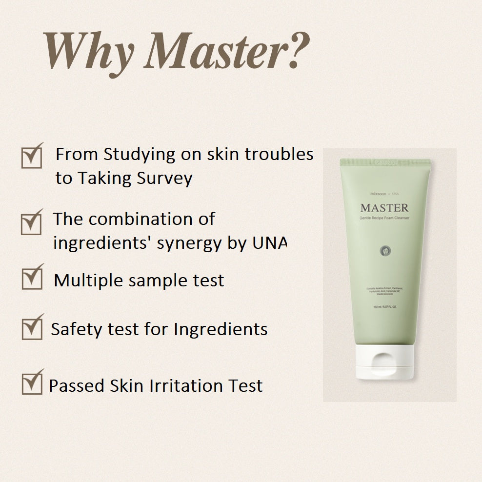 [MIXSOON] Master Gentle Recipe Foam Cleanser 150ml