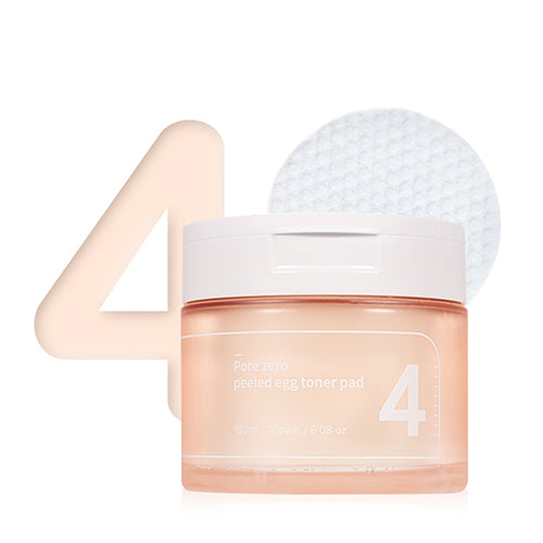 [Numbuzin] No.4 Pore Zero Peeled Egg Toner Pad (190ml *70ea )