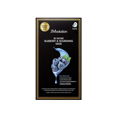 [JMsolution] Be Nature Blueberry & Nourishing Mask Box (10pcs)