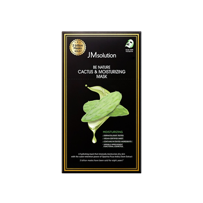 [JMsolution] Be Nature Cactus & Moisturizing Mask Box (10pcs)