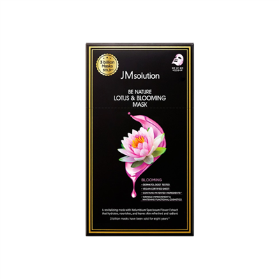 [JMsolution] Be Nature Lotus & Blooming Mask Box (10pcs)