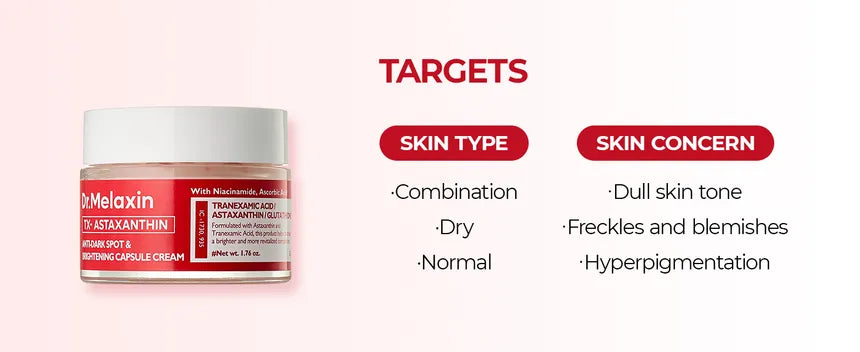 [Dr.Melaxin] TX-Astaxanthin Anti-Dark Spot & Brightening Capsule Cream 50g