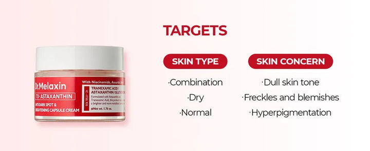 [Dr.Melaxin] TX-Astaxanthin Anti-Dark Spot & Brightening Capsule Cream 50g