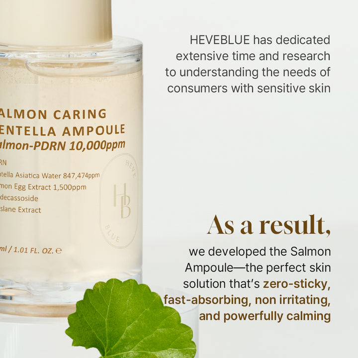 [HEVEBLUE] Salmon Caring Centella Ampoule 30ml