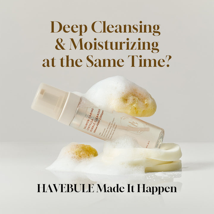 [HEVEBLUE] Salmon Caring Centella Bubble Cleanser 200ml
