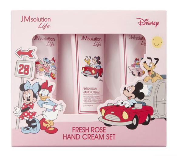 [JMsolution] [Disney] Mickey and Friends Fresh Rose Hand Cream Set (50ml - 3pcs)