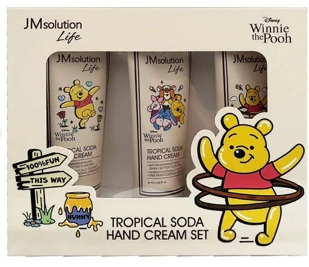 [JMsolution] [Disney] Winnie the Pooh Tropical Soda  Hand Cream Set (50ml - 3pcs)