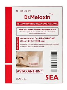 Dr.MELAXIN  Astaxanthin Whitening Ampoule Mask pack 5ea