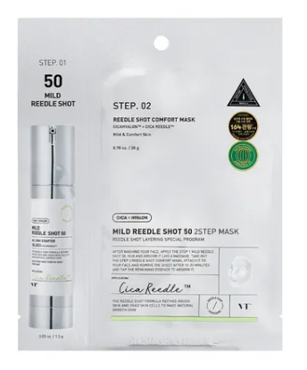 [VT Cosmetics] VT MILD REEDLE SHOT 50 2-STEP Comfort MASK 20g ...