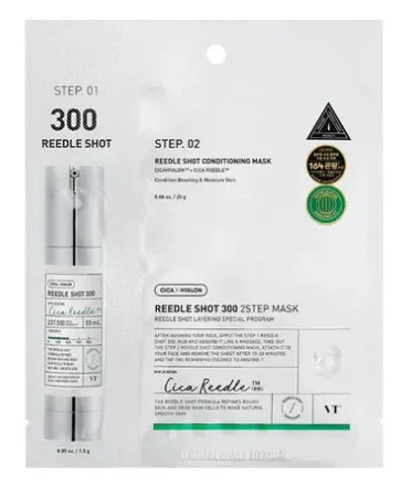 [VT Cosmetics] VT REEDLE SHOT 300 2-STEP Conditioning MASK