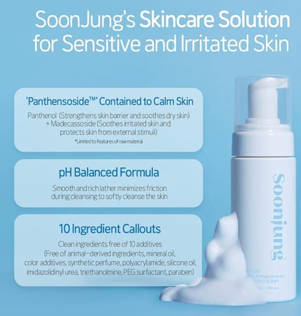 ETUDE SoonJung pH 6.5 Whip Cleanser