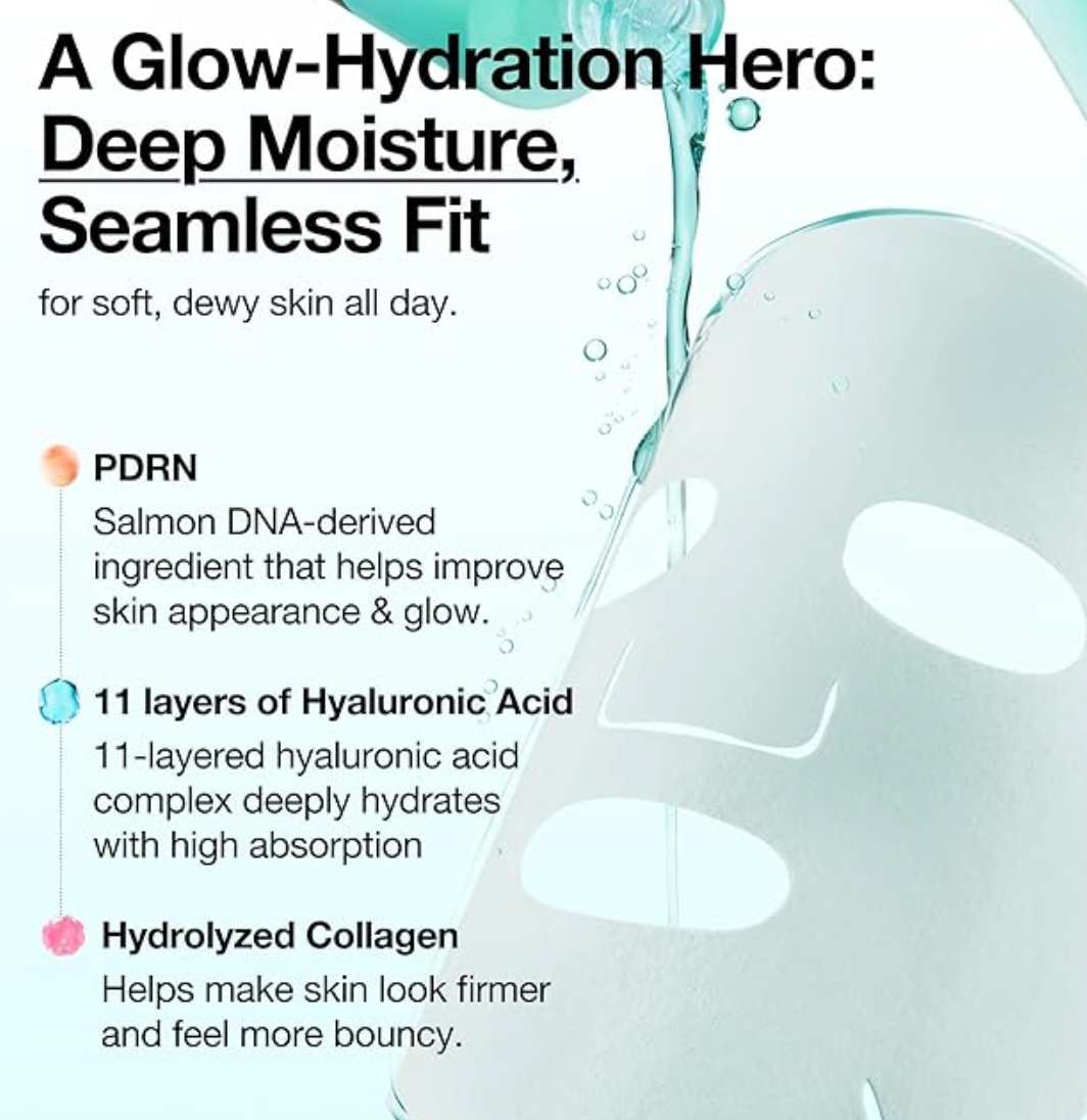 [1EA] PDRN HYALURON 100 SERUM MASK