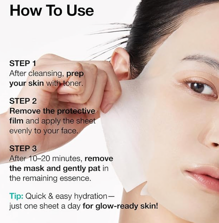 [1EA] PDRN HYALURON 100 SERUM MASK