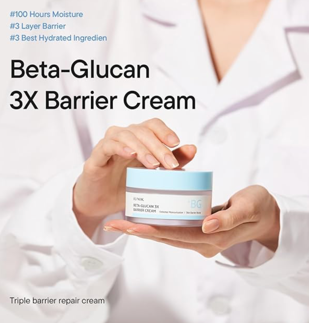 IUNIK Beta Glucan 3X Barrier Cream 50ml