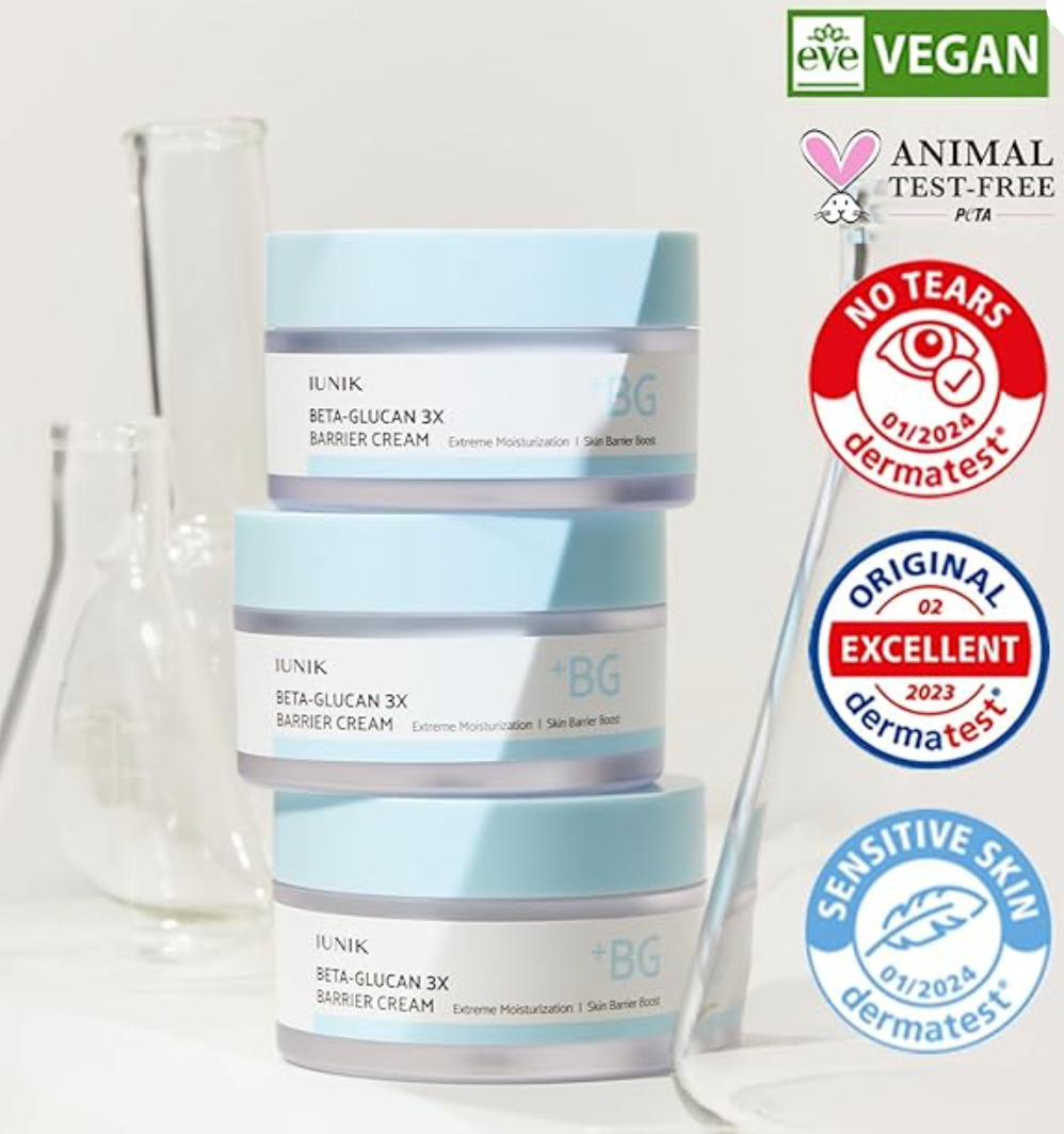 IUNIK Beta Glucan 3X Barrier Cream 50ml