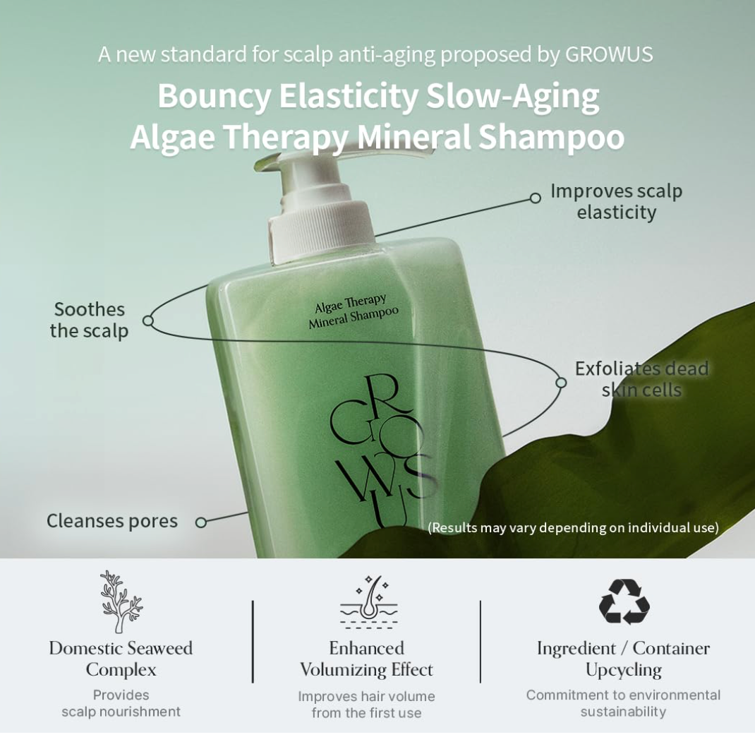 GROWUS Algae Therapy Mineral Shampoo 500ml