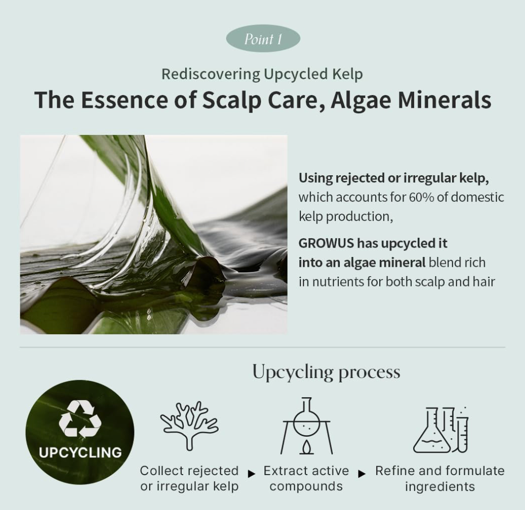 GROWUS Algae Therapy Mineral Shampoo 500ml